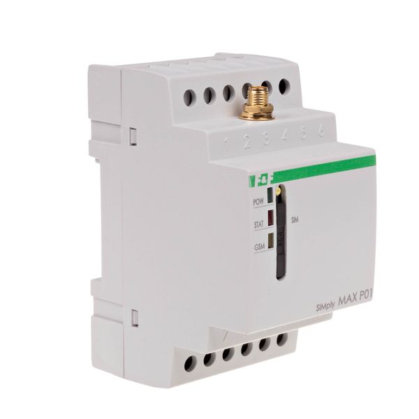GSM remote control relay (SMS); 2xOUT, 2xIN; on/off/notify; 230V AC; 2x1NO; DIN rail mounting image 27