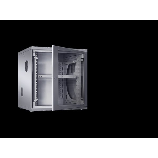 DK FlatBox, WHD: 600x358x600 mm, 6 U, with 482.6 mm (19") mounting angles image 2