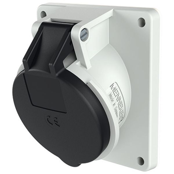 Built-in wall socket 32A 5P 5H 690V IP44 image 3