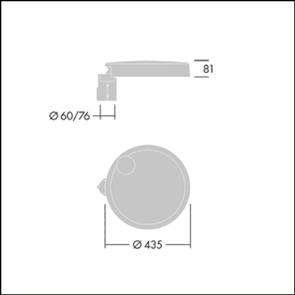 CT S 36L80-730 NR CL1 T76F ANT - LED Amenity lighting lantern image 3