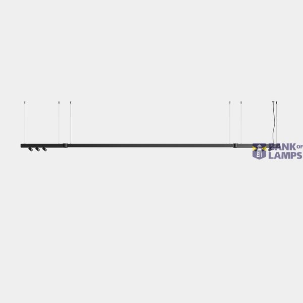 Lineal lighting system Apex Lineal Pendant 3180mm 6 Spots 30mm 42W LED warm-white 2700K CRI 90 ON-OFF Black IP20 4268lm image 1