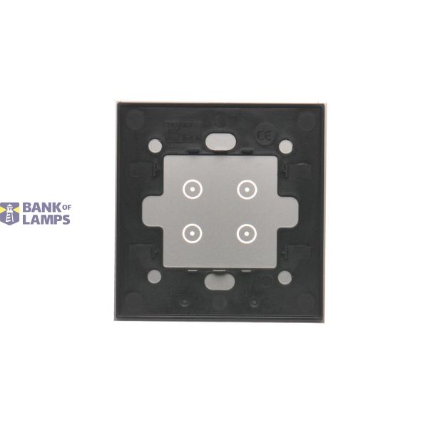 Two-pole switch, (module), 16AX, Screw, black matt image 2