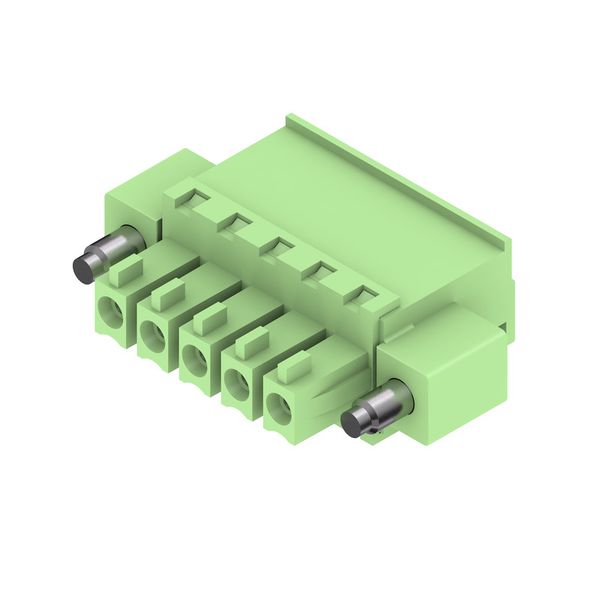PCB plug-in connector, female plug, 3.81 mm, Number of poles: 5, 270°, Clamping yoke connection, Clamping range, max. : 1.5 mm², Box image 2