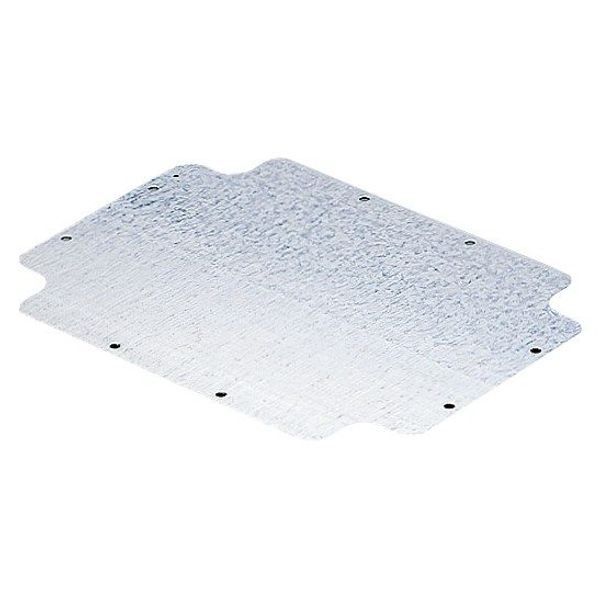 Metal mounting back plate for boxes 380×300 image 1