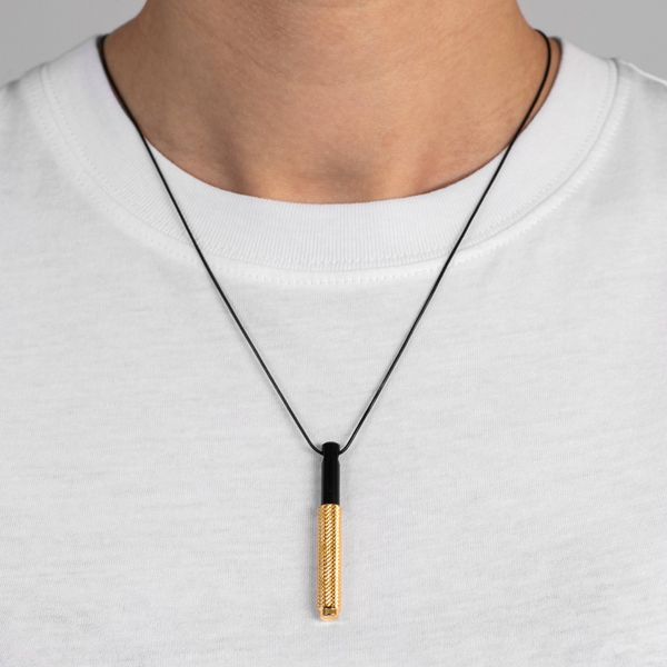NECKLACE / VERTICAL / CROSS / XTREME / GOLD image 2