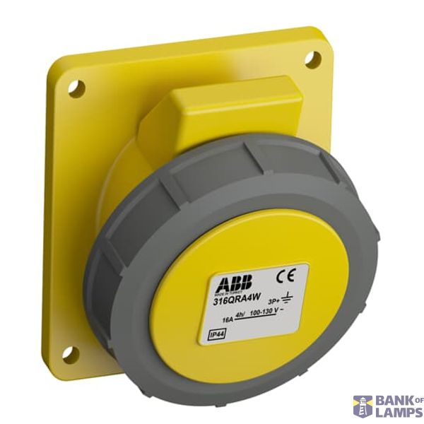 316QRA4W Panel mounted socket image 1