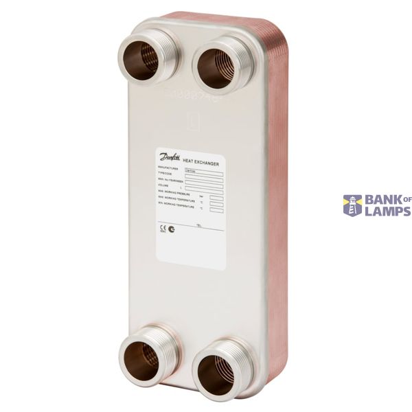 Micro Plate heat exchanger, XB12H-2, Number of plates: 40 image 1