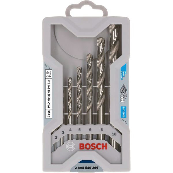 7-piece Mini-X-Line metal drill bit set HSS-Co, 135° 2- 10 mm 7 pcs. image 2