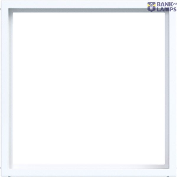 Spacer ring for central plate/piece 50 x 50 mm, A.x/C.x light white glass. image 1
