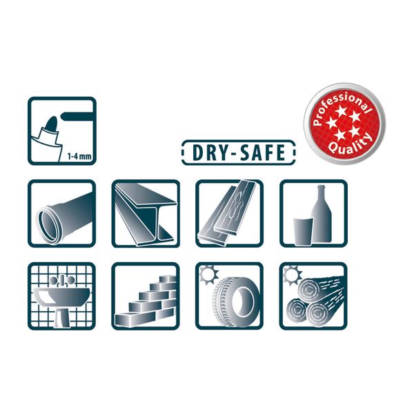 Pica 10 pcs 520/36 Permanent Marker 1-4mm round green image 1