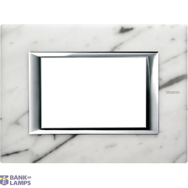 BS COVER PLATE 2M MARBLE image 1