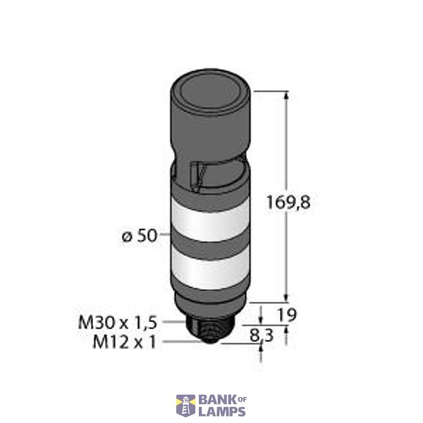 LED Signal Light Tower Light   TL50YRAOSQ image 2