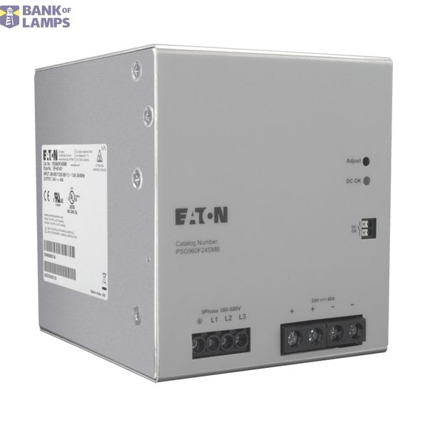 Power supply unit, Three-phase, 320 - 575 V AC / 24 V DC, 40 A, 960 W image 1