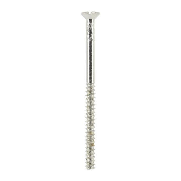 Long screw for Art d'Arnould plates, Memory universe, shiny steel image 1