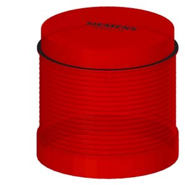 Continuous light element, with integrated LED, red, 115 V AC, diameter 70 mm image 1