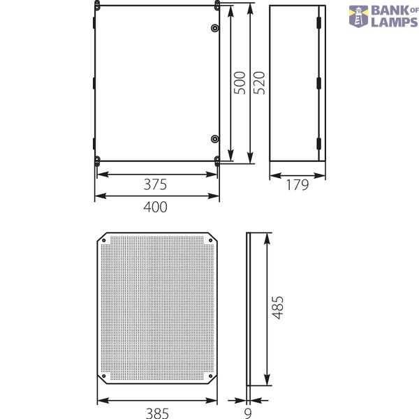 Uni-2 UNIbox housing 500x400x179 image 2