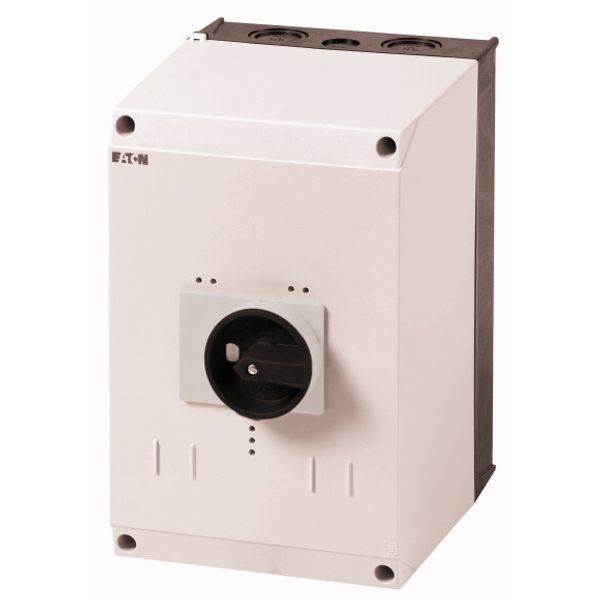 CI-K4-PKZ4-G Insulated enclosure for PKZ4, +rotary handle, black/grey image 1