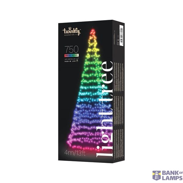750L 5MM matt+diffuse RGB+W lens 4m light tree, pole included, BT+WiFi, Gen II, IP44, Plug F image 1