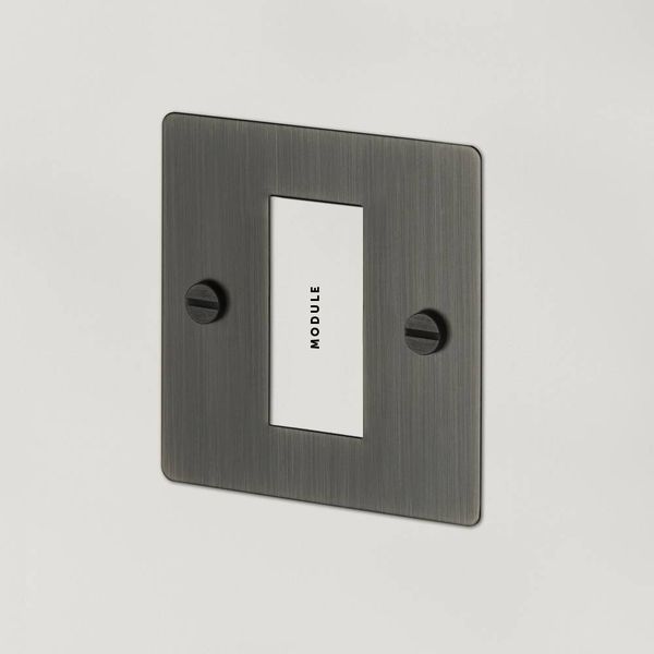 1G EURO PLATE / 1 MOD / SMOKED BRONZE image 1