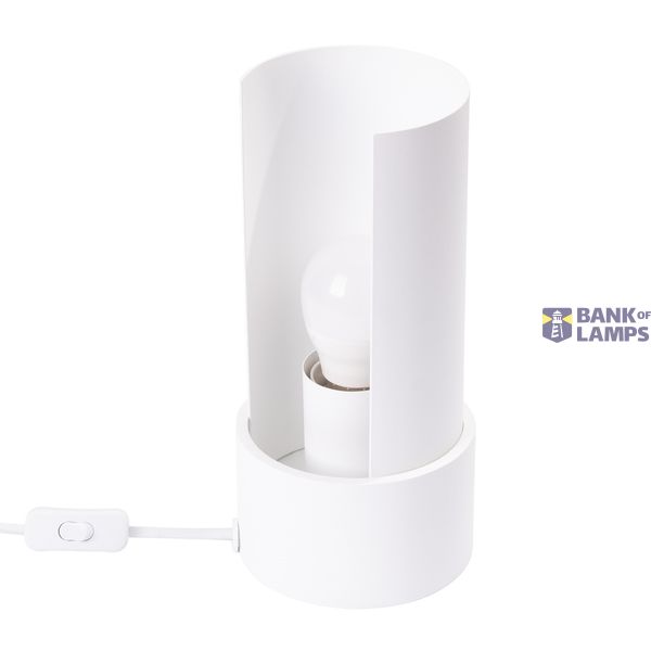 FLASH DESK LAMP WHITE 1XE27 image 2