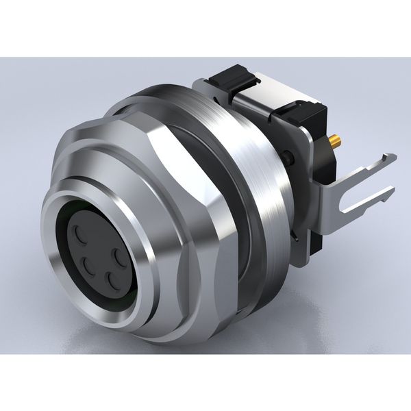 Built-in plugs, M8, Mounting thread: M 12, Number of poles: 4, Strand / cable length: image 1