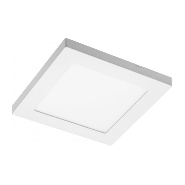 LED luminaire MOZA, 12 W, 1000 lm, AC220-240V, 50/60 Hz, PF>0.5, RA≥80, IP40, 120°, 4000K, recessed, square image 1