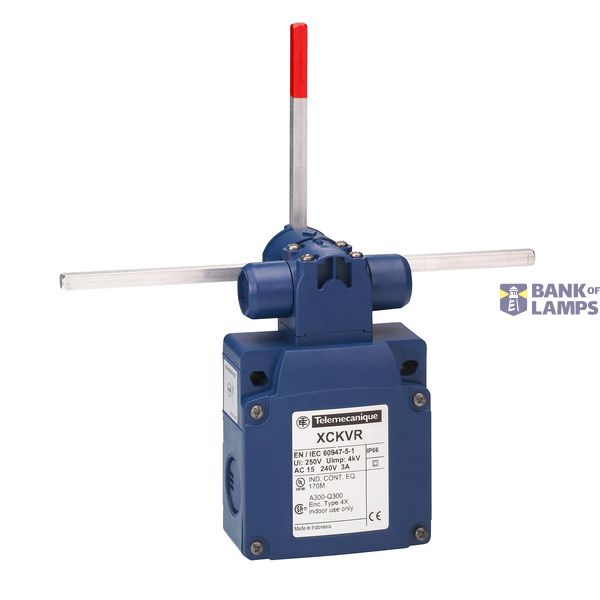 LIMIT SWITCH METAL 2NC AND NO HEAD 180° PLASTIC ROLLER LEVER ISO M20 ( image 8
