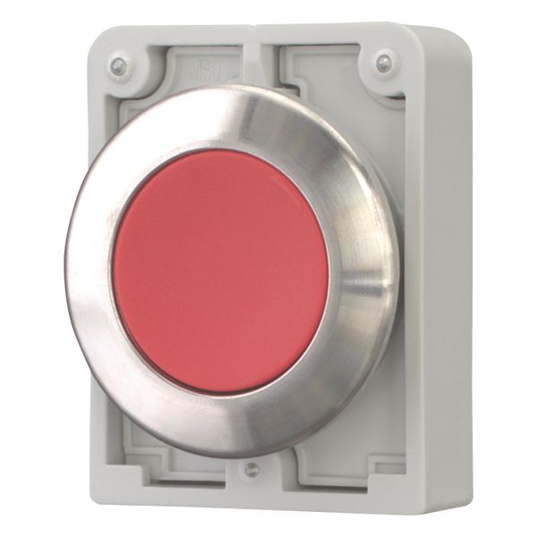 M30I-FDR-R Pushbutton, RMQ-Titan, flat, maintained, red, blank, Front ring stainless steel image 9