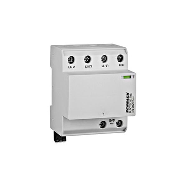 SPD, 4+0 TNS, Class I+II (B+C) 255V, Iimp 12.5kA+RC image 1