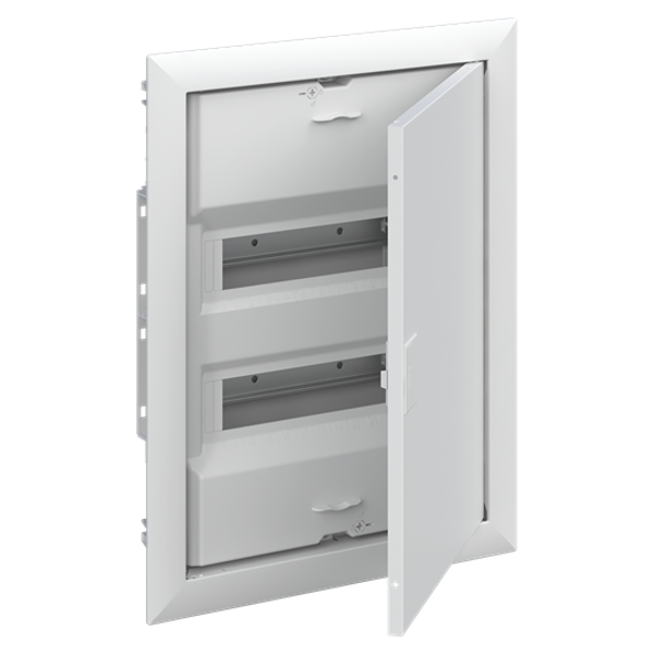 UK624E3 Consumer unit , 497 mm x 384 mm x 97 mm, Flush mounting, 24 SU, IP30, Single image 1