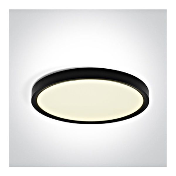 62006B/B/V BLACK PLAFO 32W CCTV IP20 230V image 1