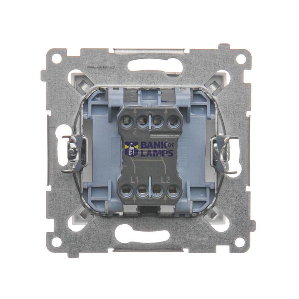 Quadruple frame for plasterboard boxes, anthracite, metalic image 1