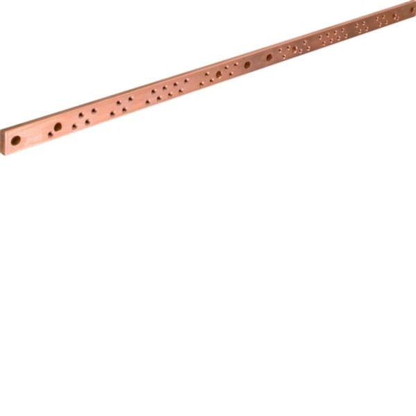 Copper rail quadro 60x10 L1750 mm image 1