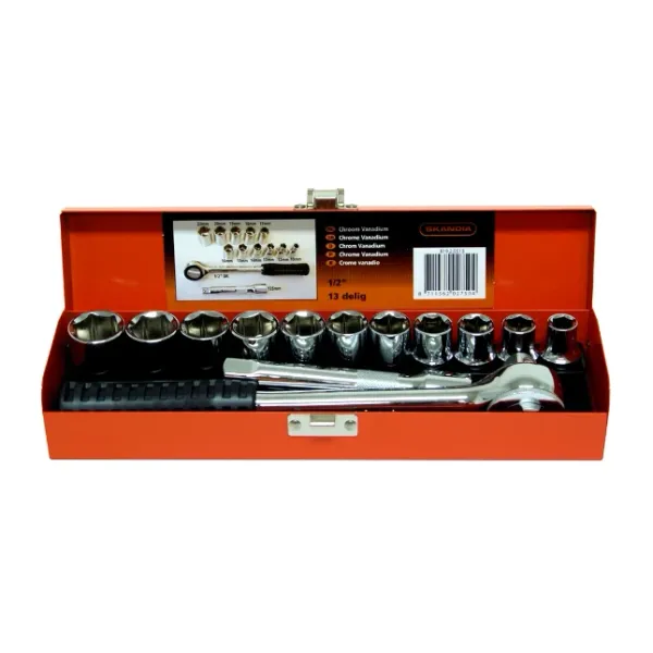 Skandia socket set 1/2" 13pcs image 1