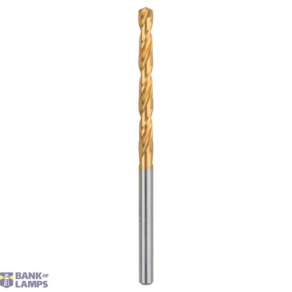 Metal drill bits HSS-TiN, DIN 338 4 x 43 x 75 mm 1 pcs. image 1