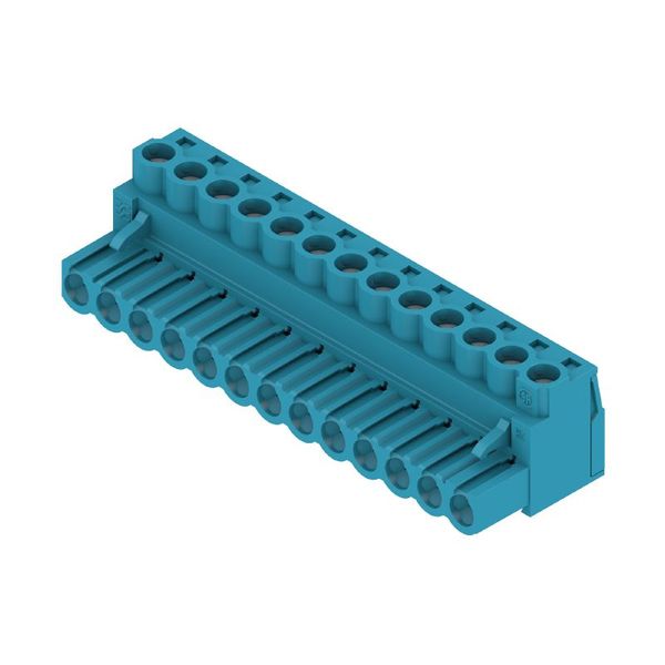 PCB plug-in connector, female plug, 5.08 mm, Number of poles: 13, 180°, Clamping yoke connection, Clamping range, max. : 4 mm², Box image 1