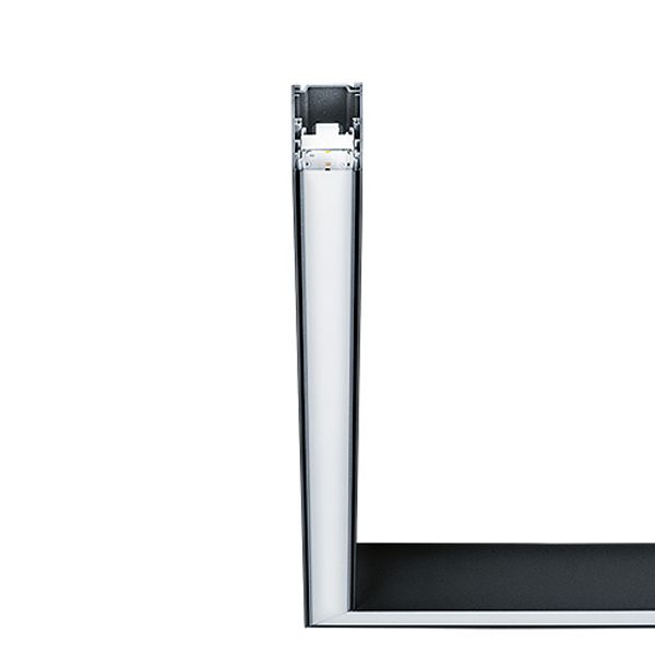 SLOIN slim CL ID 840 L775 LDE BK - Corner luminaire LED light line ID image 1