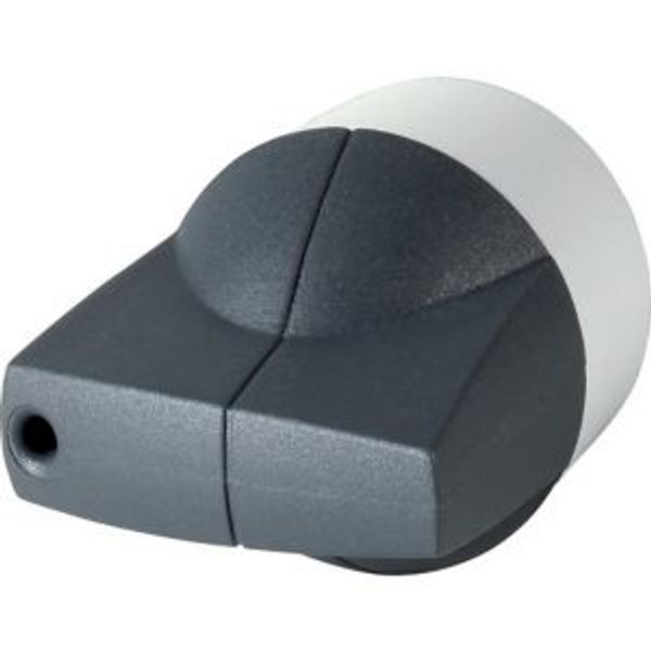 K1AG Rotary handle, 6 mm, K1 , direct mounting, gray image 2
