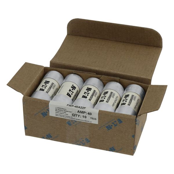 Fuse-link, high speed, 40 A, AC 700 V, 22 x 58 mm, aR, UL image 35