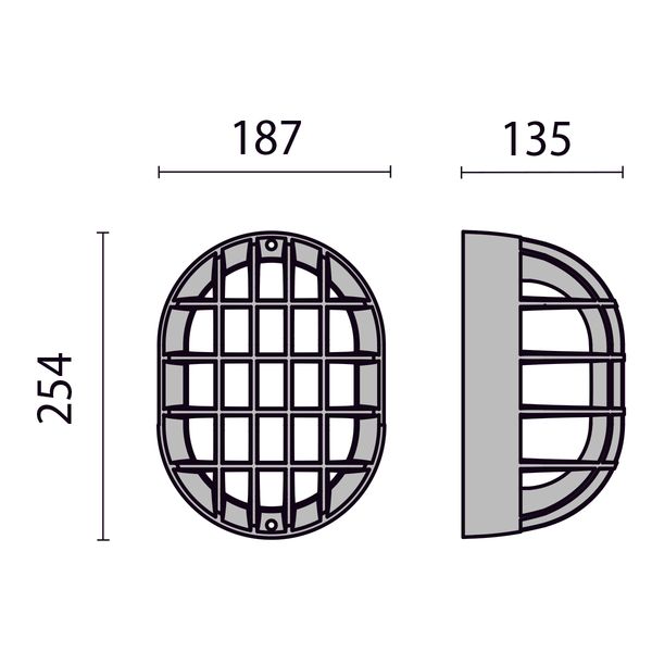 EKO+19/G LED 840 ANTRACIET10W image 9