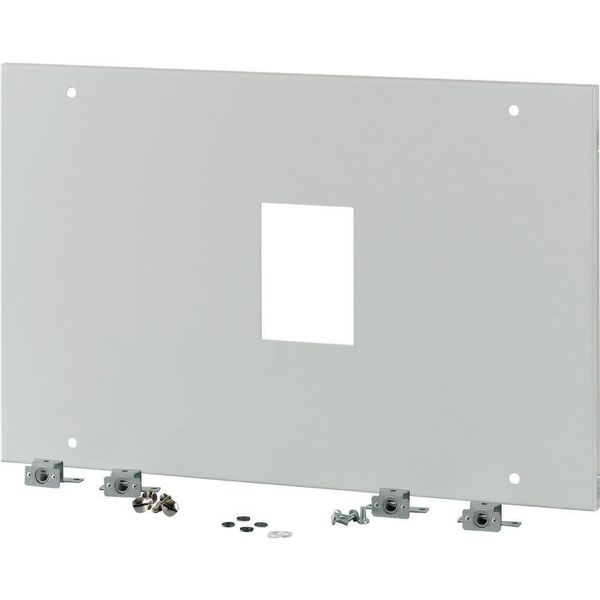 XMN44F04C-XMV Front plate, NZM4, 4p, fixed version, rotary handle with interlock, W=425mm image 5