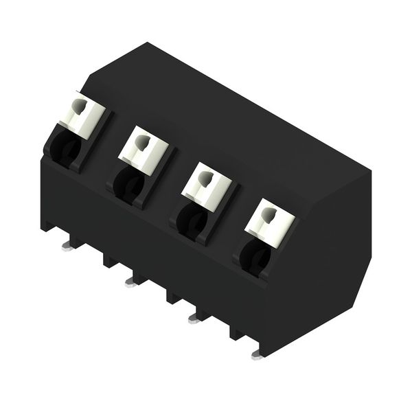 Printed circuit board terminals, 7.50 mm, Number of poles: 4, 135°, black, PUSH IN with actuator, Clamping range, max. : 1.5 mm², Tape image 4