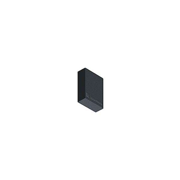 SUP2 TRACK U END PLATE ELECTR CON BK - Cover plate image 1