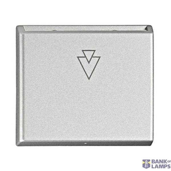 Hotel card switch Top Module, silver image 1