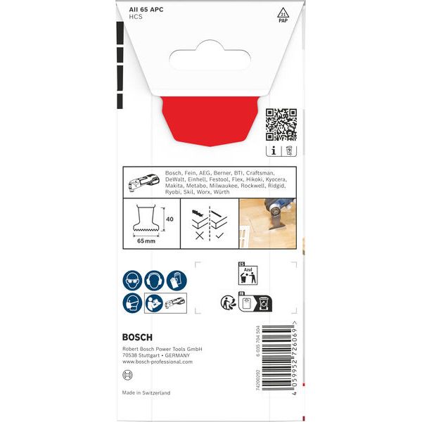 HCS plunge cut saw blade AII 65 APC Wood image 3