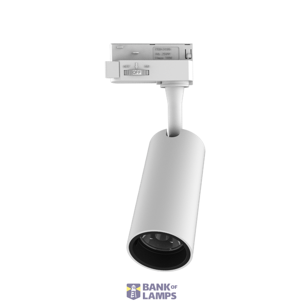 Azure 3-Circuit Track-mount Spot Light 12W 38° 3000K White image 1