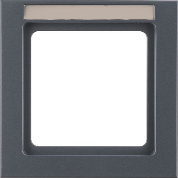 Frame 1gang, lab. field, Q.3, ant. velvety, lacq. image 1