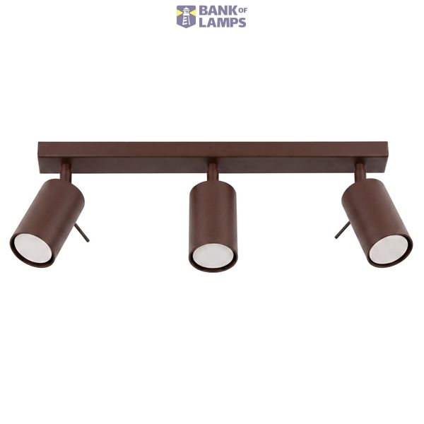 Ceiling lamp RING 3L brown image 2