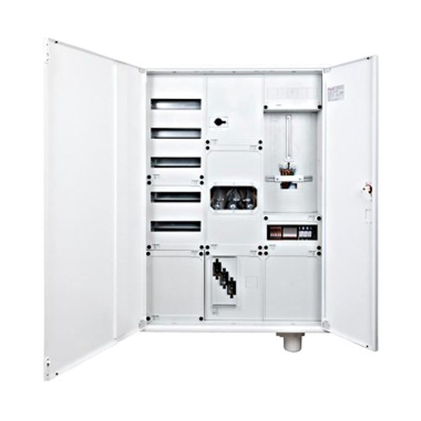 Transformer measuring cabinet 100A, Bayernwerk, 5-pole, IP54, RAL7035 image 1