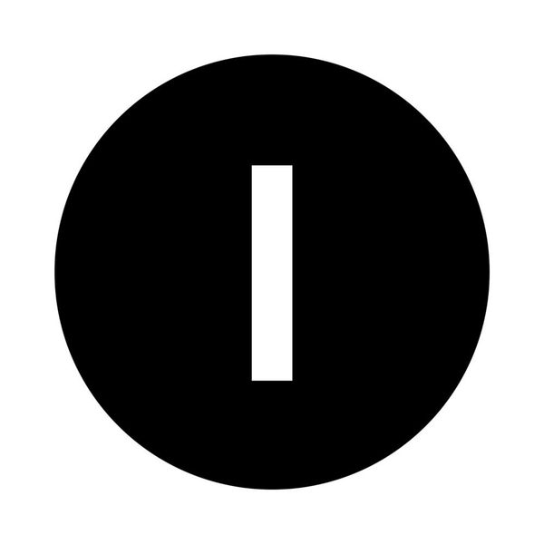 M22-XDP-S-X1 Button plate, mushroom black, I image 1